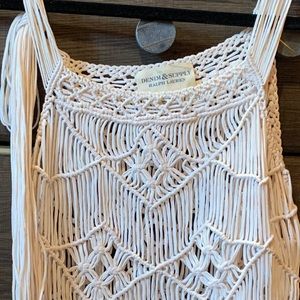 Ralph Lauren Crochet Fringe Top